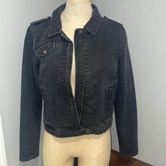 GAP Jackets & Blazers - Gap Black Jean Jacket Size S